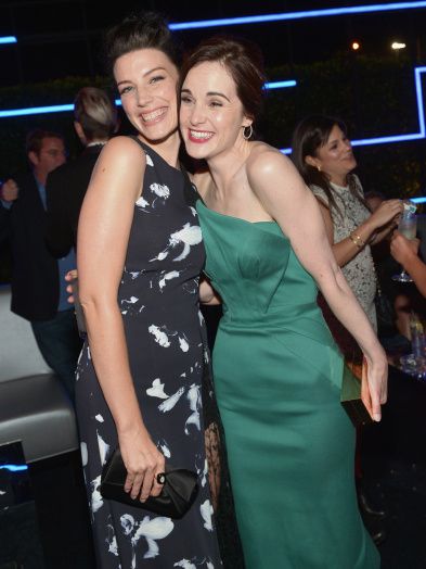 Jessica Paré (Mad Men) et Michelle Dockery (Downton Abbey) - © Getty Images